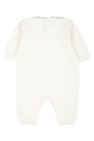 White virgin wool romper LITTLE BEAR KIDS | 9115LATTEGRIGIO